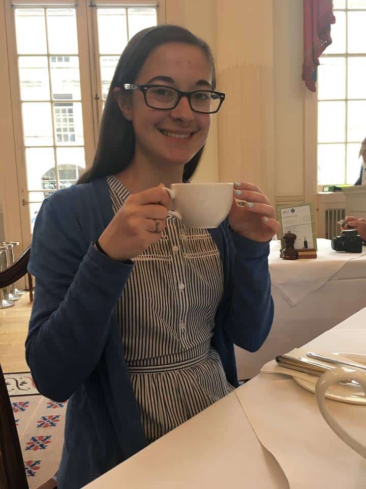 Laura Egan, Wheaton College Señor and Clapham School Alumni.