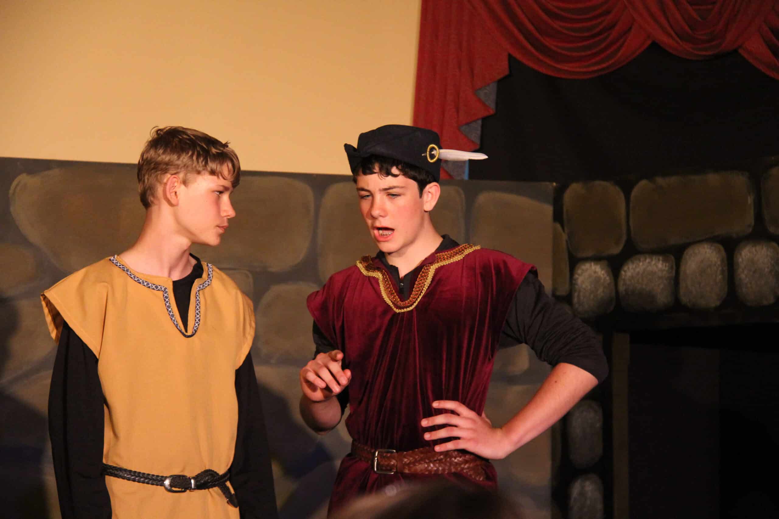 J.D. in his seventh grade Shakespeare Play