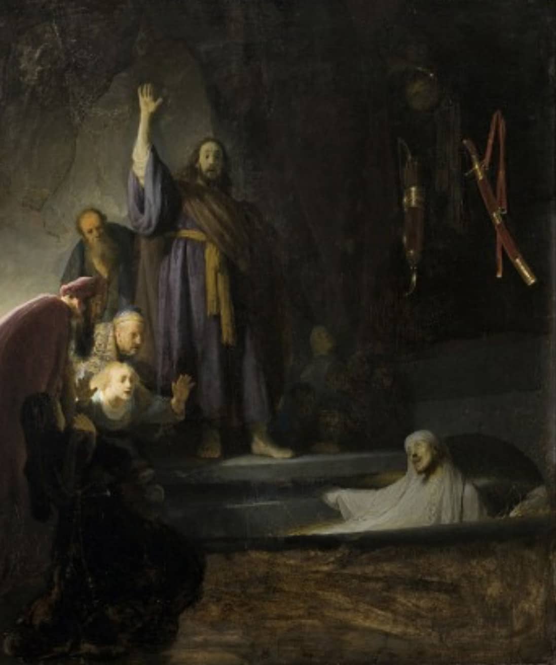 The Raising of Lazarus by Rembrandt